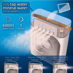 DIGIWINS Air Conditioner Cooler Multi purpose FAN USB Air Cooler  (White) - Image 2