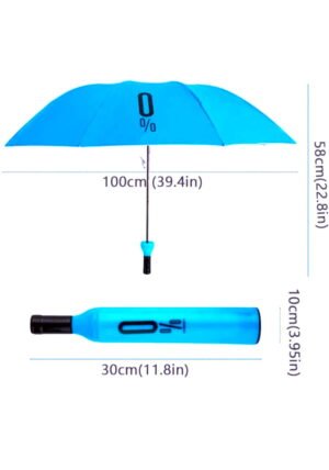 Cyrus Stylish Folding Umbrella with plastic Wine Bottle shape for men women kids Umbrella  (Multicolor) - Image 5