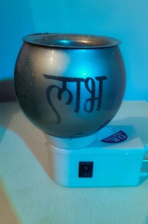 Electric Shubh labh Kapoor Dani Burner For Home, Office Steel, Plastic Incense Holder ,Multicolor - Image 2